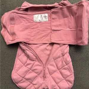 Pink weighted sleep sack
